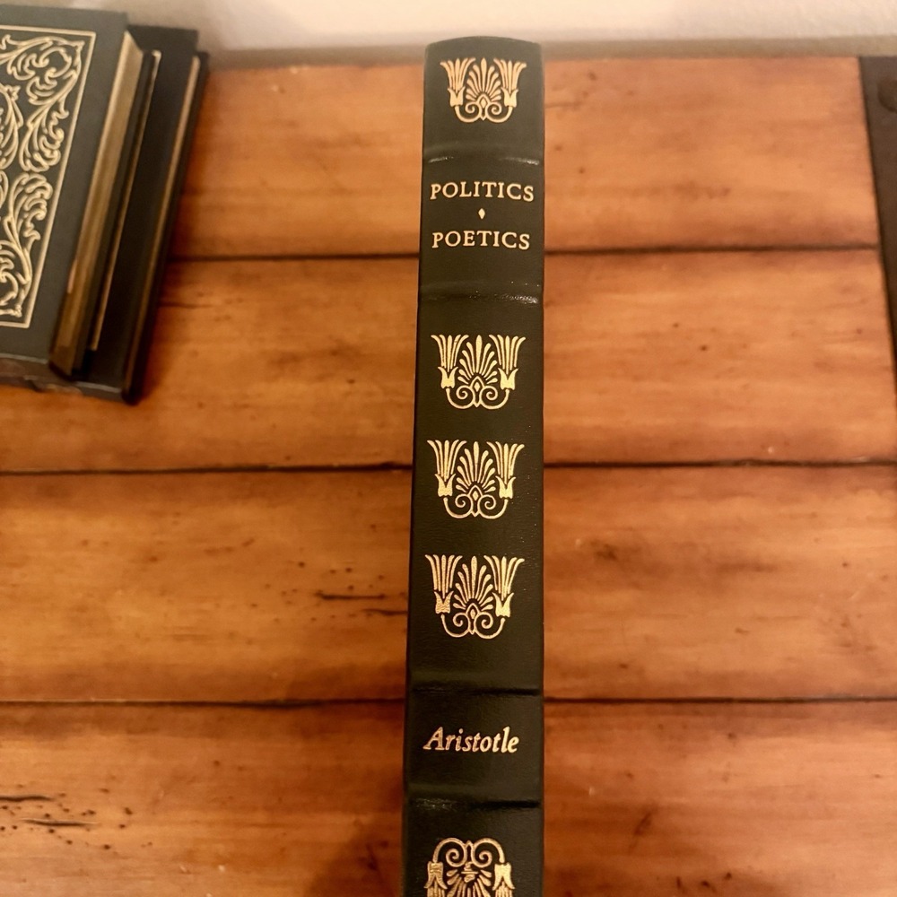 POLITICS & POETICS - Aristotle, Easton Press *Collector's‎ Edition*
